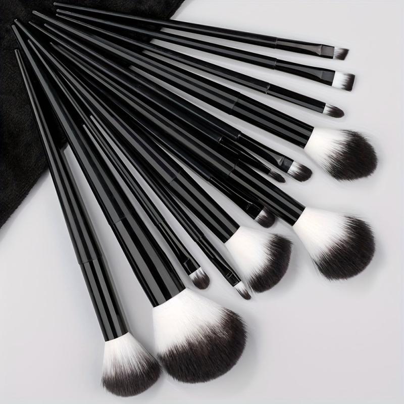 15pcs Makeup Brushes & Puff Kit Professional Face Eye Makeup Brushes