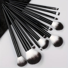 15pcs Makeup Brushes & Puff Kit Professional Face Eye Makeup Brushes