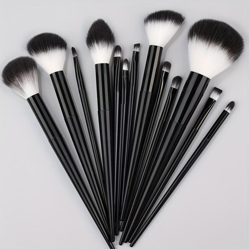 15pcs Makeup Brushes & Puff Kit Professional Face Eye Makeup Brushes