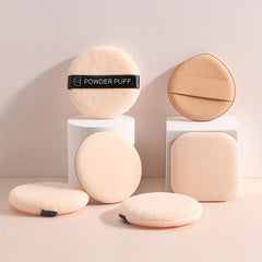 6pcs Makeup Puff Set for Powder Foundation with Strap - 5.08 cm Size