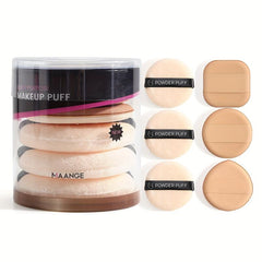 6pcs Makeup Puff Set for Powder Foundation with Strap - 5.08 cm Size