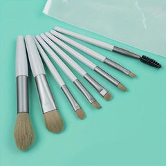 8pcs Makeup Brush Set Macaron Eyeshadow Blush Highlighter Brushes