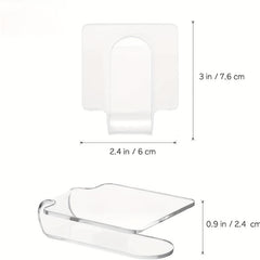 Clear Acrylic Makeup Palette for Artists and Nail Art