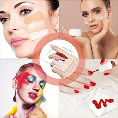Clear Acrylic Makeup Palette for Artists and Nail Art