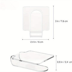 Clear Acrylic Makeup Palette for Artists and Nail Art