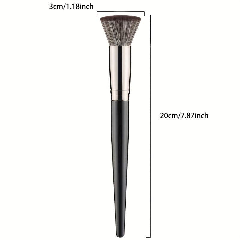 1pc Soft Smudge Brush Flat Head Blush Highlight Beauty Makeup Tool