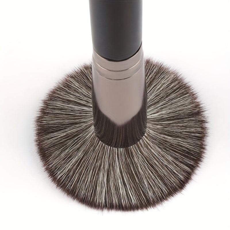 1pc Soft Smudge Brush Flat Head Blush Highlight Beauty Makeup Tool