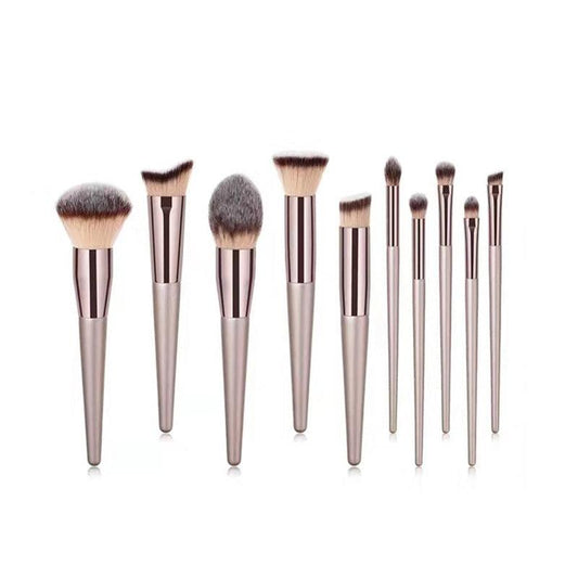 10pcs Makeup Brushes Set Eyeshadow Foundation Powder Cosmetic