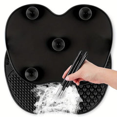 Silicone Makeup Brush Cleaning Mat for Easy Brush Cleaning