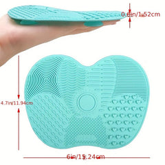 Silicone Makeup Brush Cleaning Mat for Easy Brush Cleaning