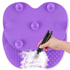 Silicone Makeup Brush Cleaning Mat for Easy Brush Cleaning