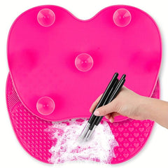 Silicone Makeup Brush Cleaning Mat for Easy Brush Cleaning
