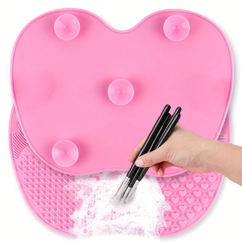 Silicone Makeup Brush Cleaning Mat for Easy Brush Cleaning