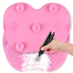 Silicone Makeup Brush Cleaning Mat for Easy Brush Cleaning