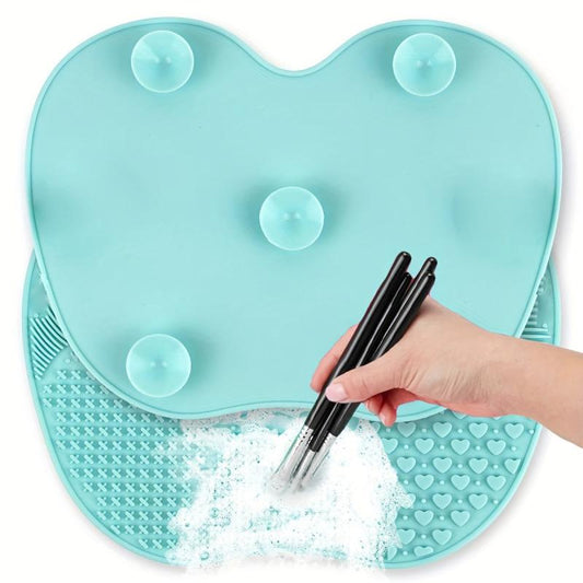 Silicone Makeup Brush Cleaning Mat for Easy Brush Cleaning
