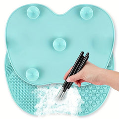 Silicone Makeup Brush Cleaning Mat for Easy Brush Cleaning