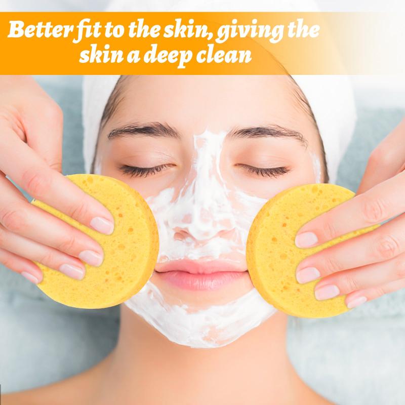 20 Pcs Compressed Face Sponge Soft Face Sponge Cleaning Sponge