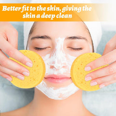 20 Pcs Compressed Face Sponge Soft Face Sponge Cleaning Sponge