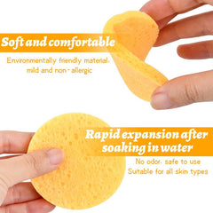20 Pcs Compressed Face Sponge Soft Face Sponge Cleaning Sponge