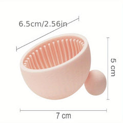 Silicone Makeup Brush Cleaner Mat - Portable Cleaning Tool