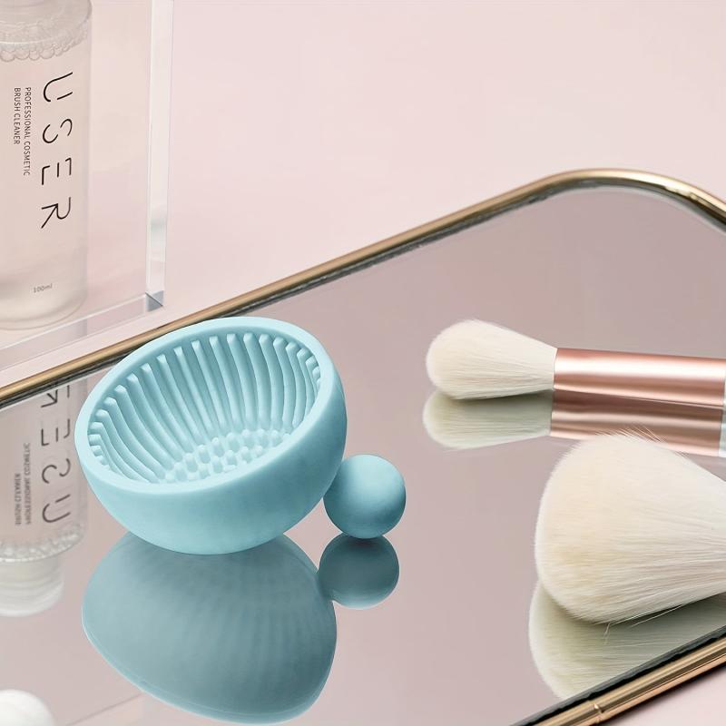 Silicone Makeup Brush Cleaner Mat - Portable Cleaning Tool