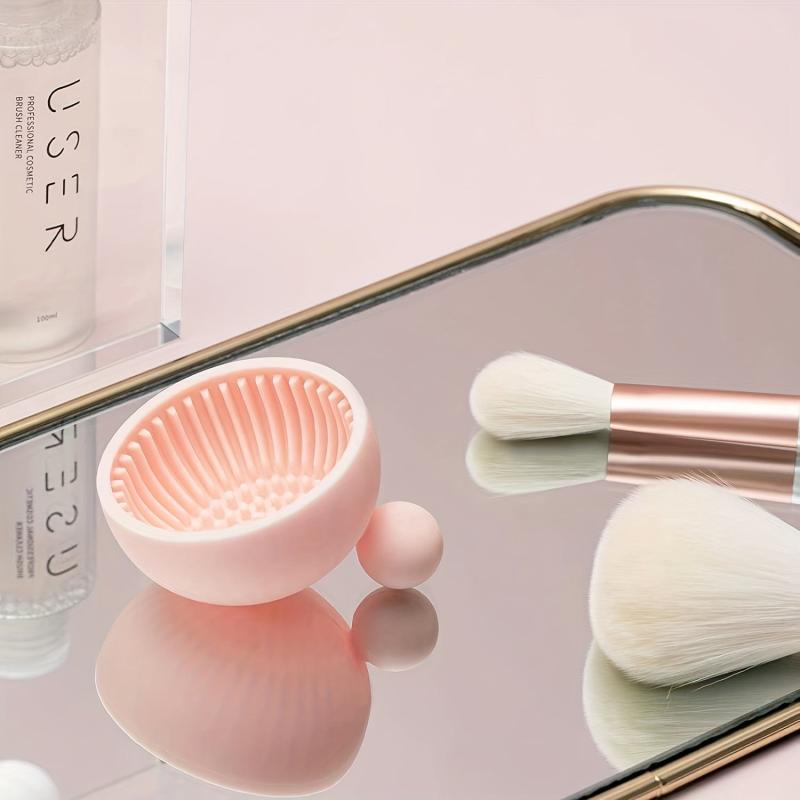 Silicone Makeup Brush Cleaner Mat - Portable Cleaning Tool