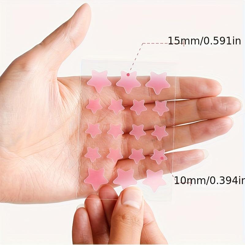 Pink Acne Pimple Patches Hydrocolloid Cover Blemish Spot Stickers 36pcs