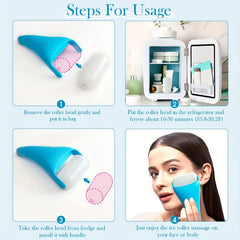 Ice Roller For Face Wrinkles Fine Lines Puffiness