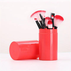 12pcs Portable Soft Hair Makeup Brush Set with Box