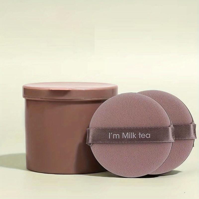 7Pcs Makeup Puffs Water Drop Shape & Round Powder Puff