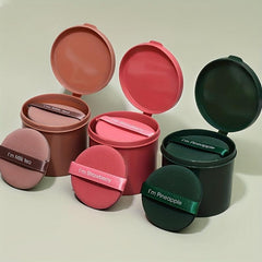 7Pcs Makeup Puffs Water Drop Shape & Round Powder Puff
