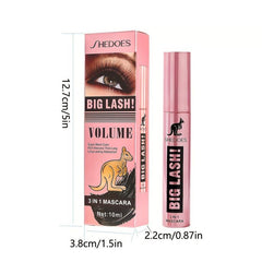 Volumizing Waterproof Mascara, Curling, Clumping
