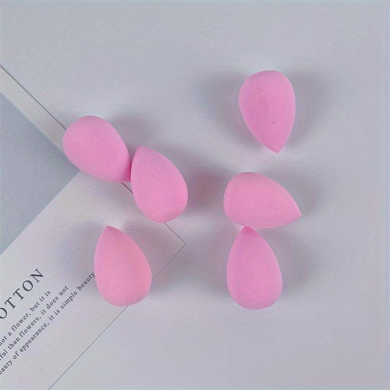 6pcs Mini Beauty Sponge Powder Puff Makeup Concealer Liquid Foundation Face Puff