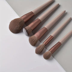 15-Piece Makeup Brush Set for Face Blush Eyeshadow Foundation Beauty Tool