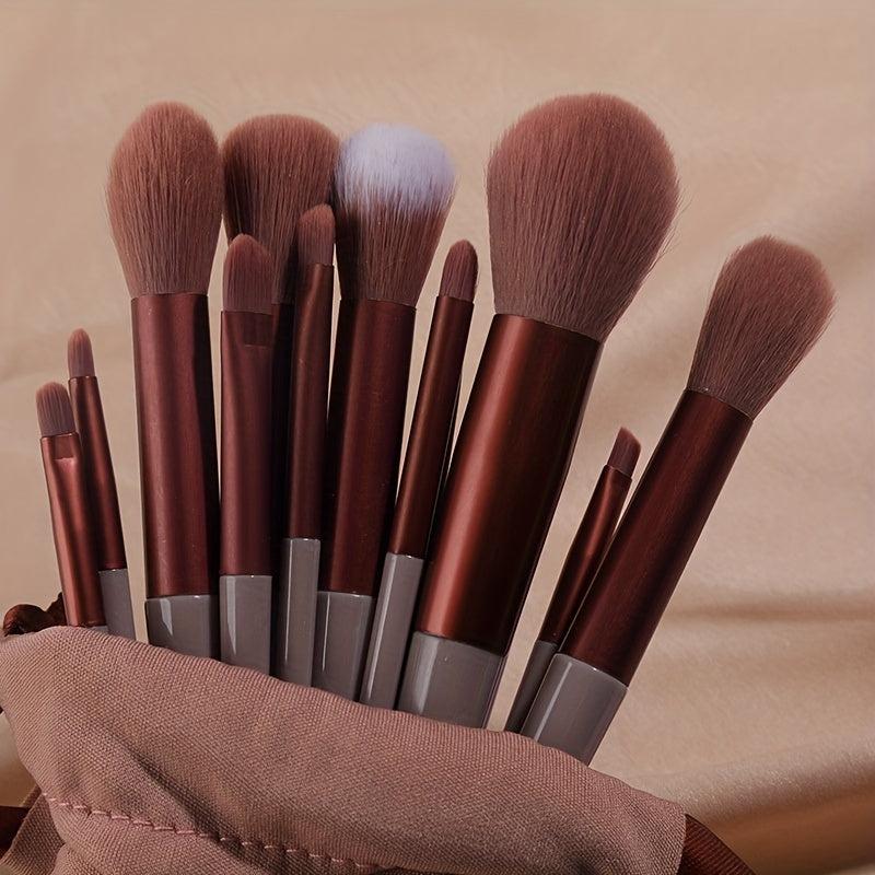 15-Piece Makeup Brush Set for Face Blush Eyeshadow Foundation Beauty Tool
