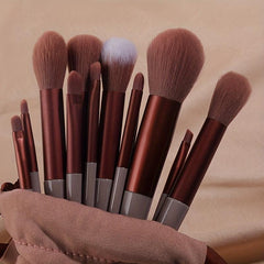 15-Piece Makeup Brush Set for Face Blush Eyeshadow Foundation Beauty Tool