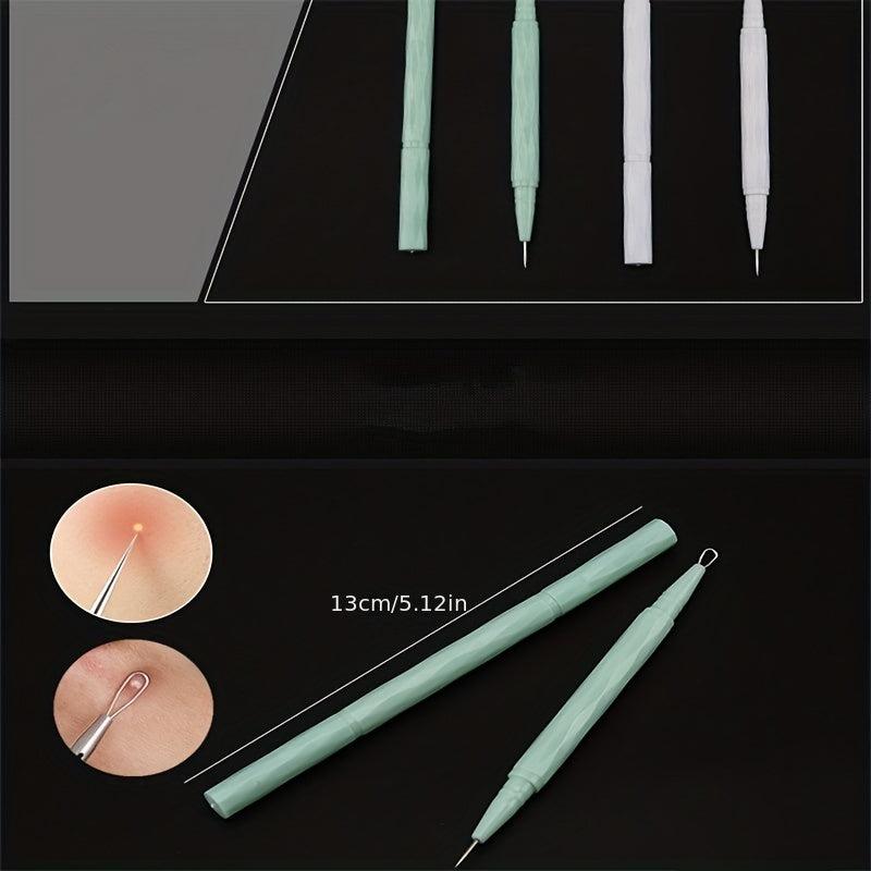 1PC Double Head Acne Remover Stainless Steel Needle Skin Care