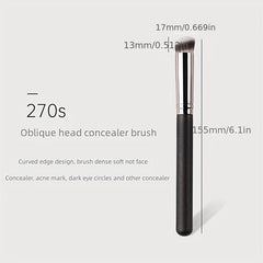 Angled Kabuki Makeup Brush for Liquid Foundation