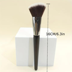 Angled Kabuki Brush for Blush, Bronzer, Contour - Soft Bristles