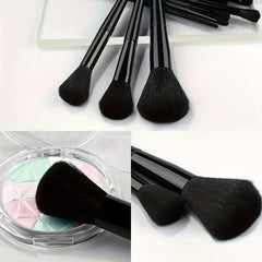 13pcs Makeup Brush Set with Puffs for Face Foundation Blush Eyeshadow