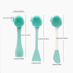 Double Sided Silicone Facial Cleanser and Massage Tool