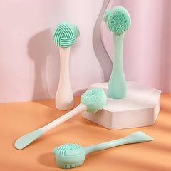 Double Sided Silicone Facial Cleanser and Massage Tool