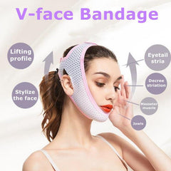 1Pc Reusable Face Lifting Belt 6 Colors