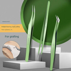 3pcs Eyelash Extension Tweezers Precision Lash Tweezers For Volume Lash
