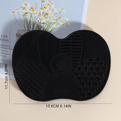 5 Mini Silicone Makeup Brush Cleaner Pad Scrubber Mat