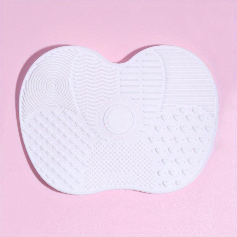 5 Mini Silicone Makeup Brush Cleaner Pad Scrubber Mat