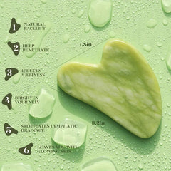 Jade Roller Gua Sha Set Facial Roller And Massager For Tightening & Sculpting