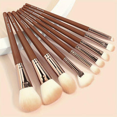 9pcs Synthetic Makeup Brush Set for Women