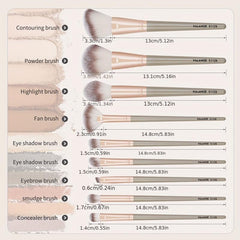9pcs Synthetic Makeup Brush Set for Women