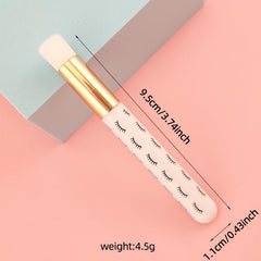 Eyelash Pattern Lash Shampoo Brushes for Women Girls
